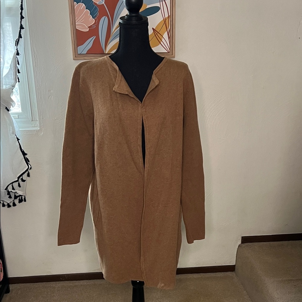 J.Crew Juliette Collarless Sweater Blazer Size M